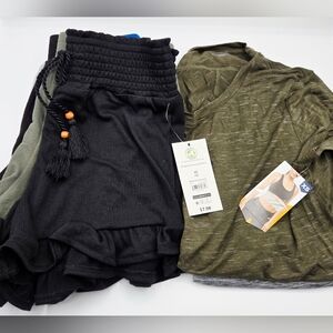 GIRL LOT AVIA T-shirts NO BOUNDARIES Shorts 6 Items sz XS
